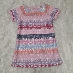 Guess Kids Multicolor Sequin Dress. Size 4